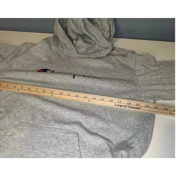 Champion Long Sleeve Hooded Shirt in Gray - Women’s - Size Medium - Picture 3 of 6